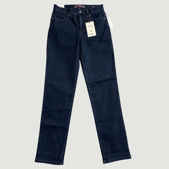 NEW Gloria Vanderbilt Amanda Slimming Jeans Women's Size 4 Blue Dark Wash - Picture 3 of 12